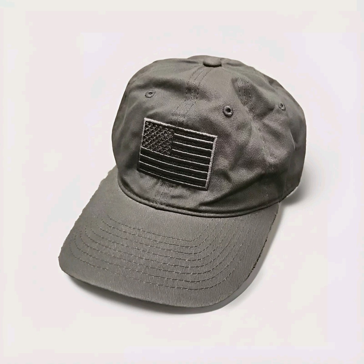 Rapid Dominance Embroidered USA Flag Baseball Cap Hat, GRAY | eBay