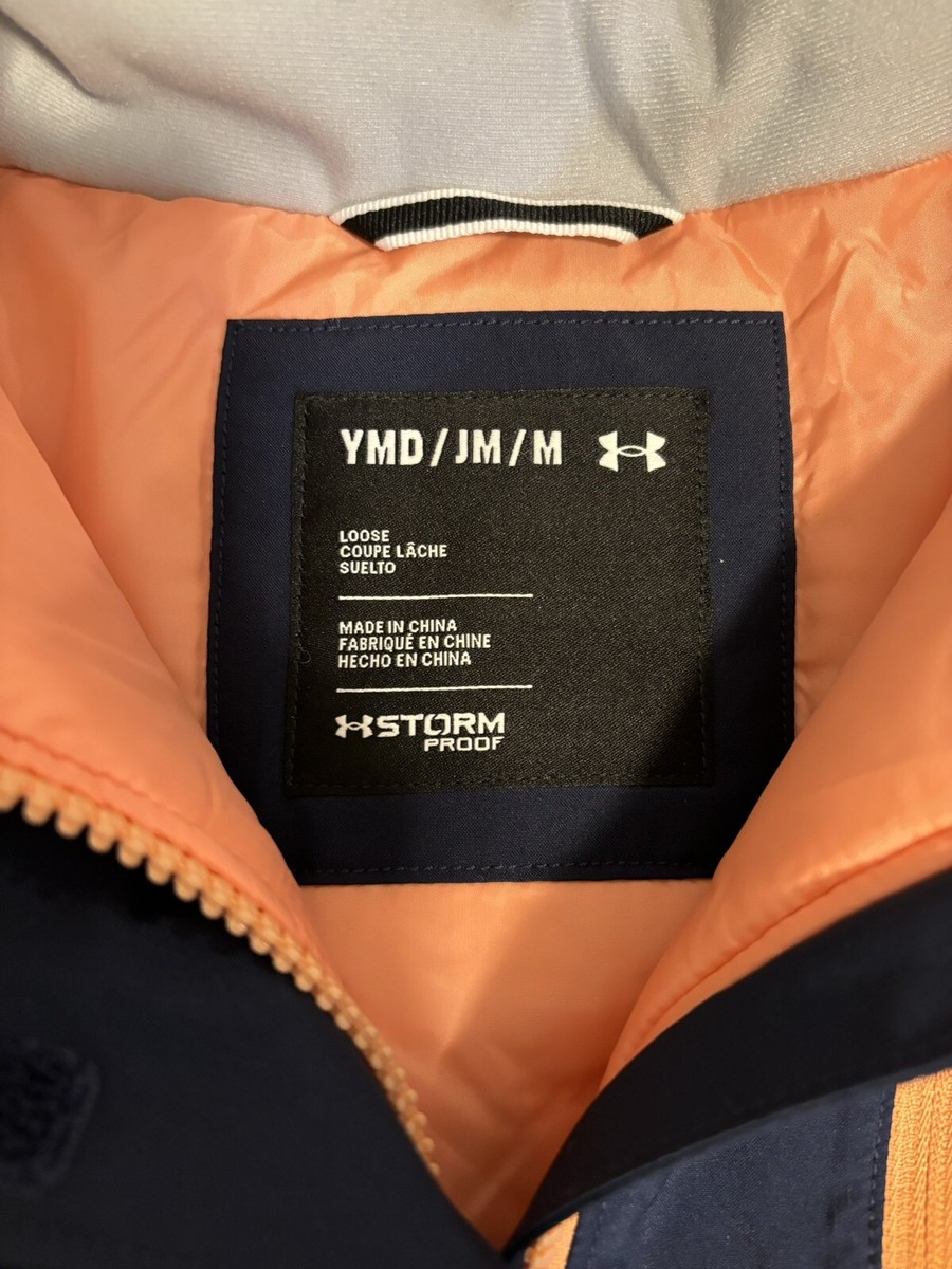 Under Armour Ski Jacket Navy /Blue Storm Proof Two Way Stretch