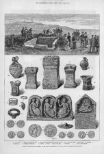1876 Antique Print - NORTHUMBERLAND PROCOLITIA Hadrian Roman Antiquities (272)