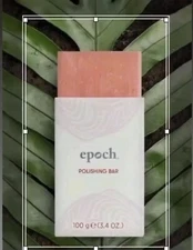Epoch Polishing Bar Soap 3.4oz 100g Removes dead skin, dirt, Oil