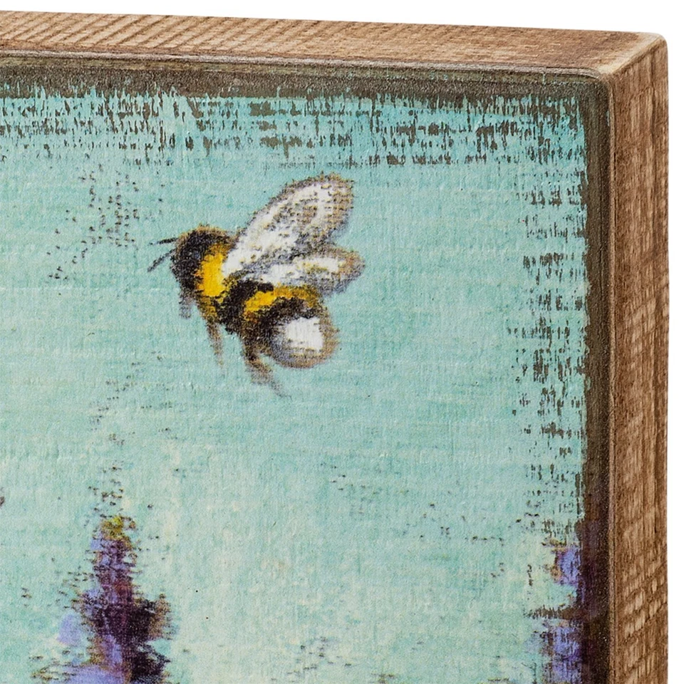 New Lavender & Bees Box Sign - Image 2 of 4