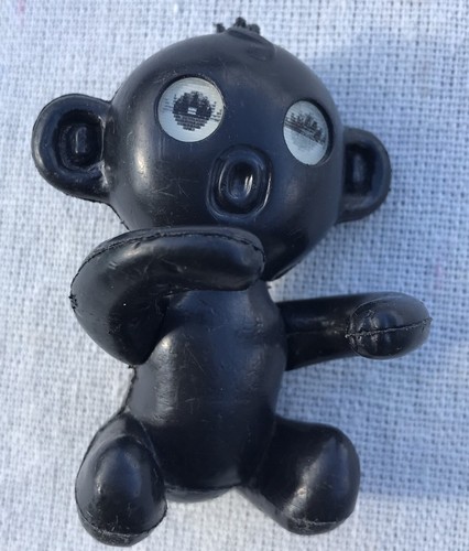 Vtg 50s 60’s Japan Winky Blinky Dakko Chan Doll Figurine Blow Mold Kitschy Eyes