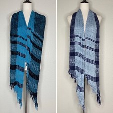 BUNDLE 2 Plaid Wrinkled Fringe Scarf