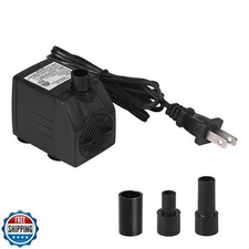 160 GPH Mini Submersible Water Pump(12W,600L/H) for water feature, Aquariums,