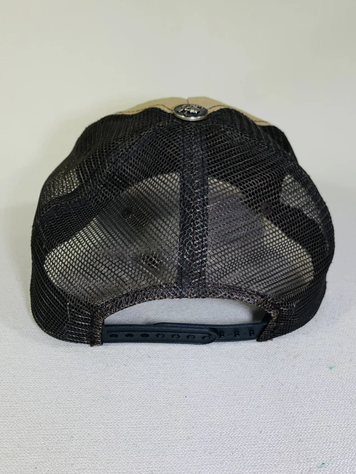 Sombrero de camionero ajustable vintage SMET por Christian Audigier bronceado talla única Foto 4 de 4