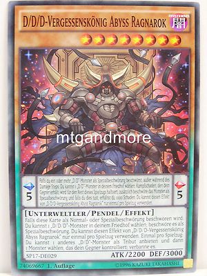 Yu-Gi-Oh - 1x #029 D/D/D-Vergessenskönig Abyss Ragnarok - SP17 - Star Pack Battl