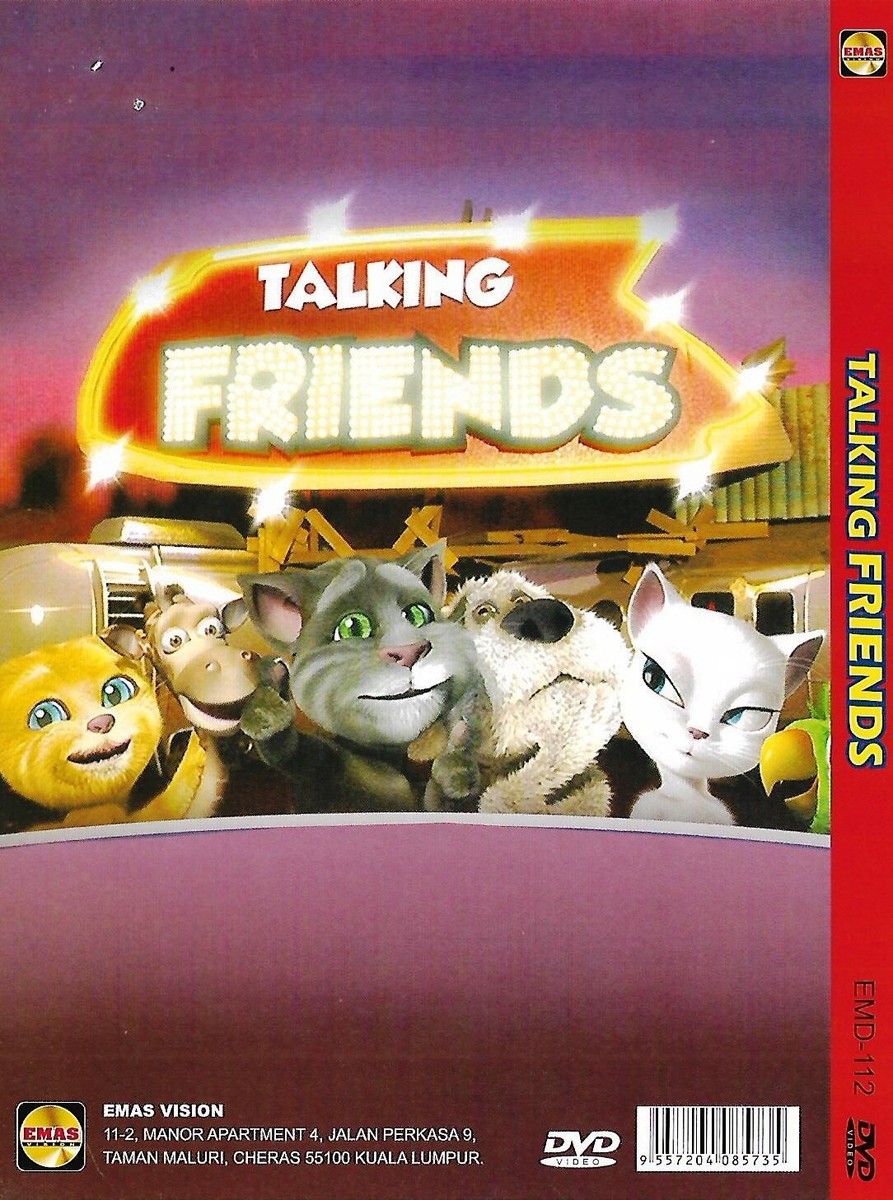 Talking Friends DVD American Children Animated Mini-Series Malaysia Release