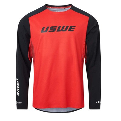 USWE 80951001400107 Lera Off-Road Jersey Adult Flame Red - XL
