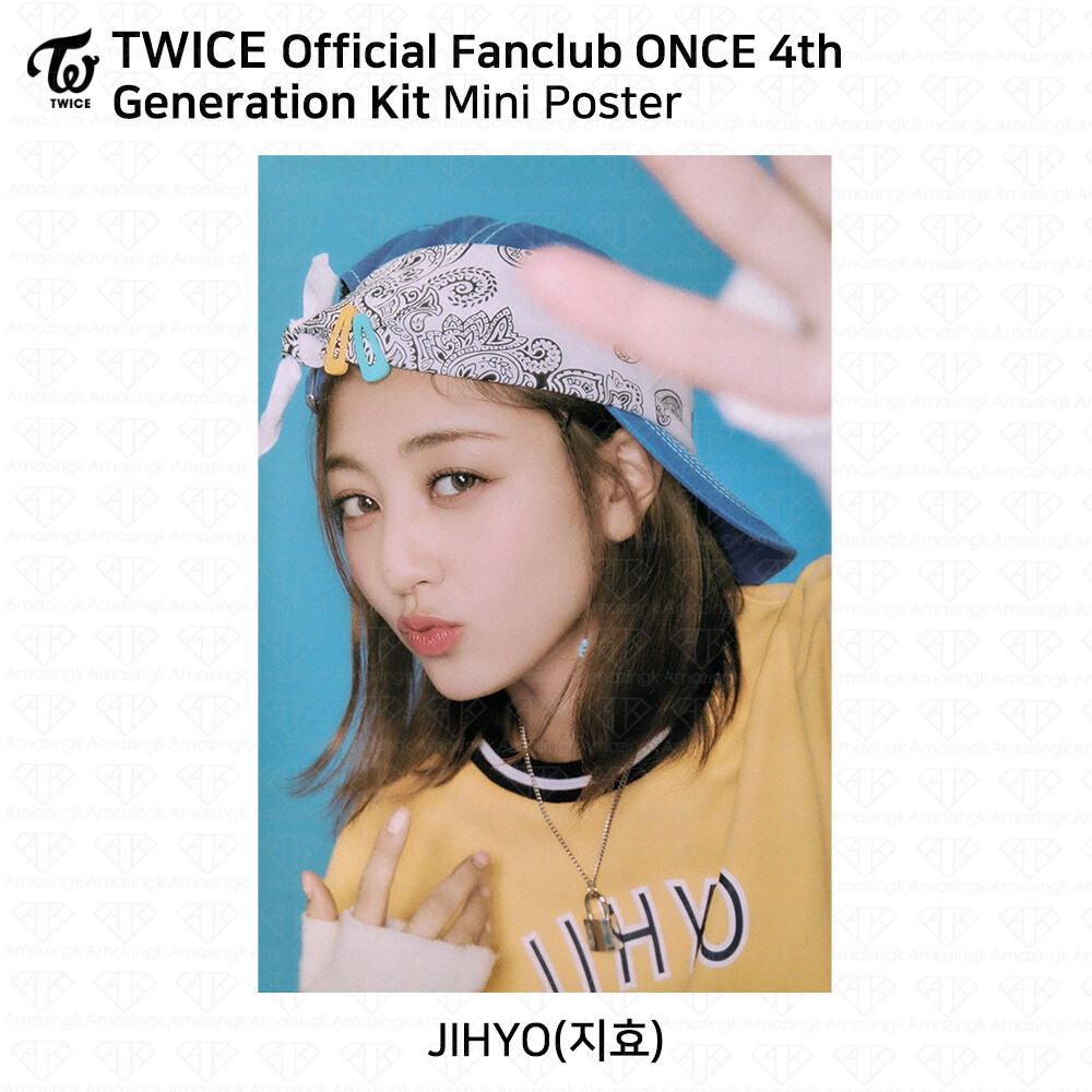TWICE Official Fan Club ONCE 4th Generation Kit Mini Poster