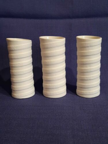 G.Wurm GmbH Dekovase Vase für Trockenblumen aus Keramik schwarz, weiß