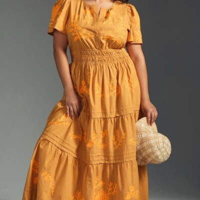 green emerald velvet dress Fuchsia Linen Somerset Maxi Dress