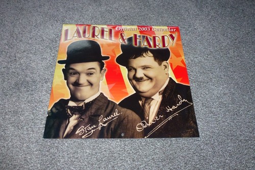 LAUREL AND HARDY OFFICIAL CALENDARS x 4 2003, 2008, 2009, 1998 MINT CONDITION - Picture 8 of 9