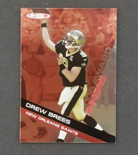 Drew Brees 2007 Topps Total Award Winner Football Card #AW2 (NM)
