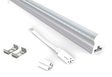 50x 4 Foot Led Shop Light Fixtures Wall Or Ceiling Mounted 6000k Daylight White