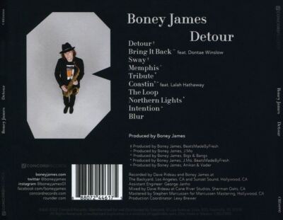 BONEY JAMES - DETOUR NEW CD