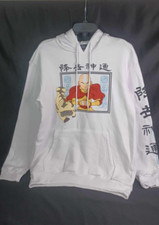 Nickelodeon Avatar The Last Airbender / Aang / Appa White Pullover Hoodie Size L