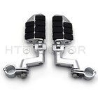 Offset 1.5" 1 1/2" Wing Foot Pegs Clamps For YAMAHA XV250 XV400 XV535