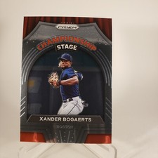 2022 Prizm Baseball Championship Stage #CS-8 Xander Bogaerts Boston Red Sox