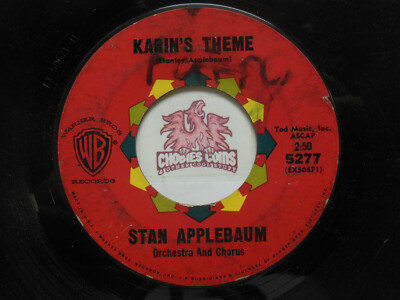 Stan Applebaum   Bye Bye, Love / Karin's Theme, 45 RPM Fair/Low (W5)
