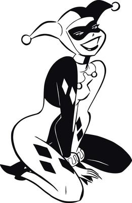 Harley Quinn Decal Wall Sticker Home Decor Art Vinyl Stencil Batman Joker St49 Ebay