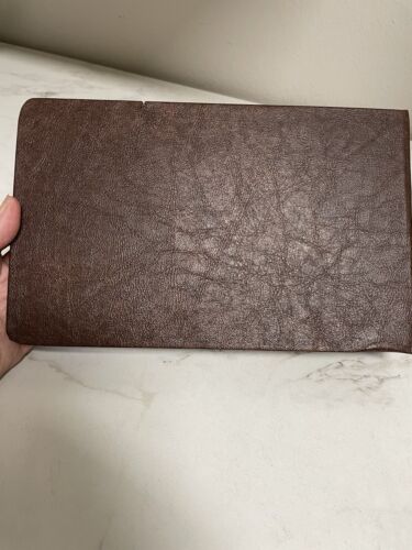 Vintage unbenutzt braun & gold Ringbuch Buch mit ungeöffneten Nachfüllseiten - Bild 10 von 11