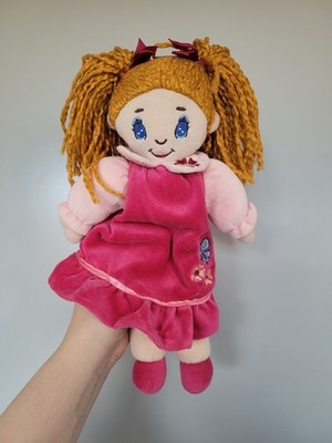 Rare Vintage Keel Simply Soft Stoffpuppe Schmetterling Kleid weiches Plüschtier