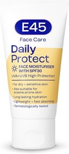 E45 SPF Face Moisturiser - Hydrating Facial Moisturiser SPF 30 Protection Again