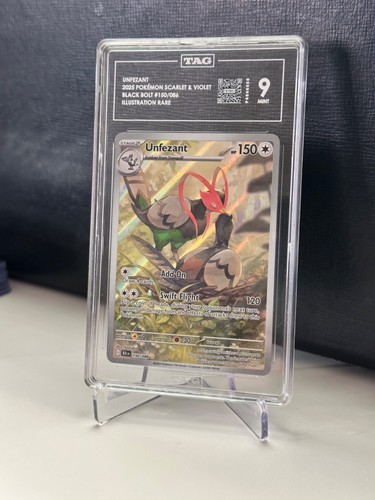 Unfezant graded TAG 9 for sale on eBay