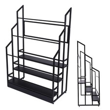 Metal Vinyl Roll Storage Rack 3 Tier Vinyl Roll Holder Fabric Display Shelf