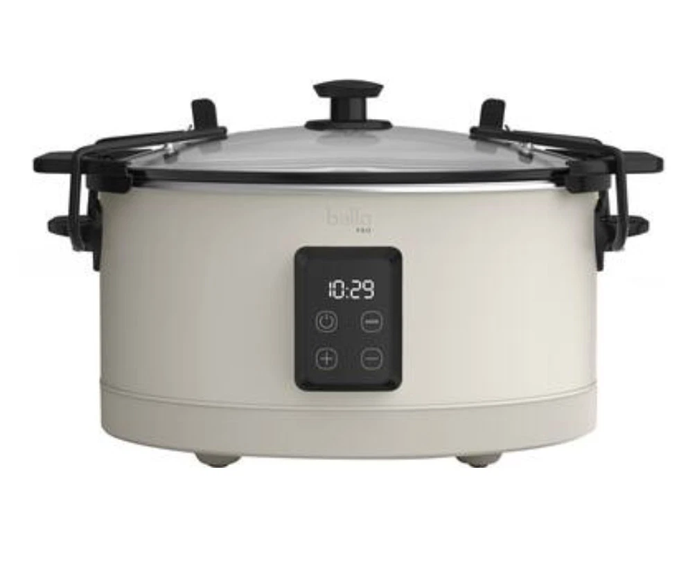 Bella PRO 7-qt. Programmable Slow Cooker with Searing Function - Oatmilk