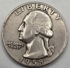 1958-D Washington Quarter - 90% Silver