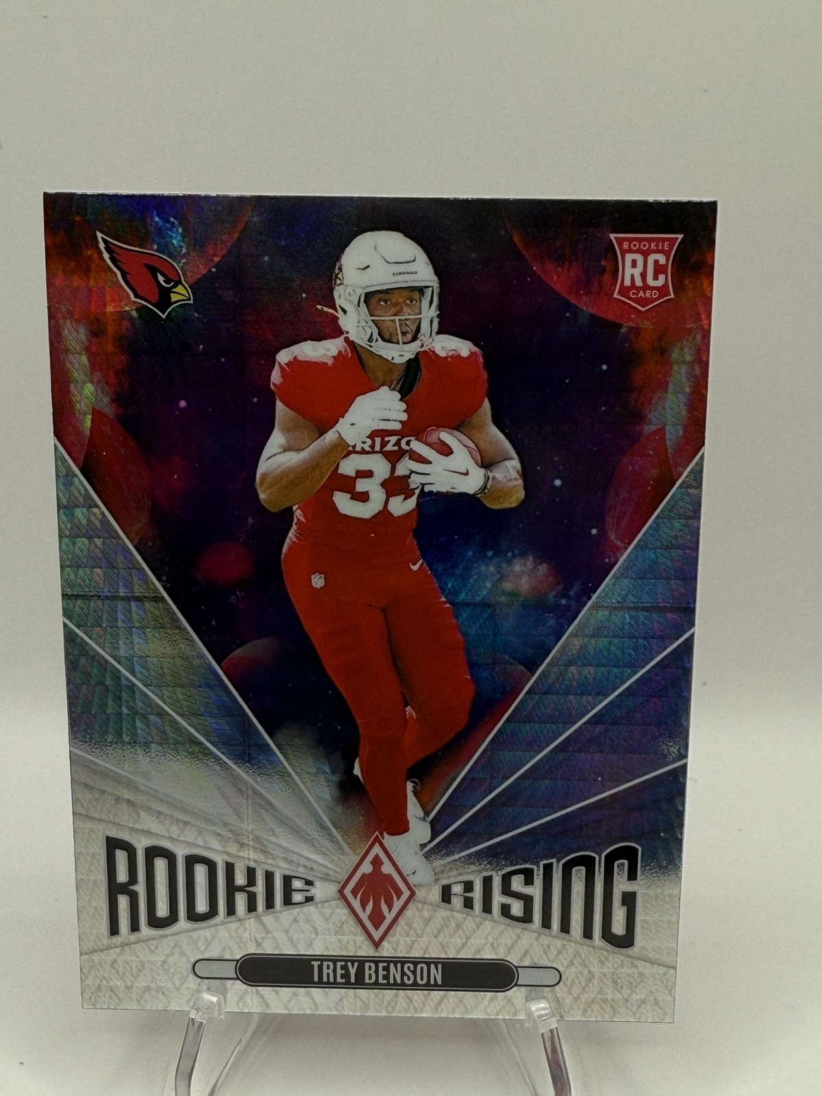 2024 Panini Phoenix #RR-TBN Trey Benson Rookie Rising Hyper