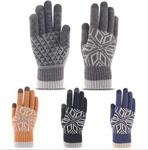 Guantes guantes de lana Thinsulate guantes de punto invierno forro polar! - Imagen 2 de 9