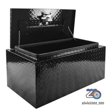 Aluminum Truck Tool Box 30" x 14" x 16" Trailer RV Underbody Tool Storage Black