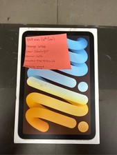 2021 Apple iPad Mini Wi-Fi 64GB - Space Gray 6th Generation 