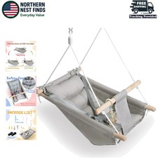 3-in-1 Adjustable Baby Swing Hammock - Comfortable Cotton for Infants  Toddlers