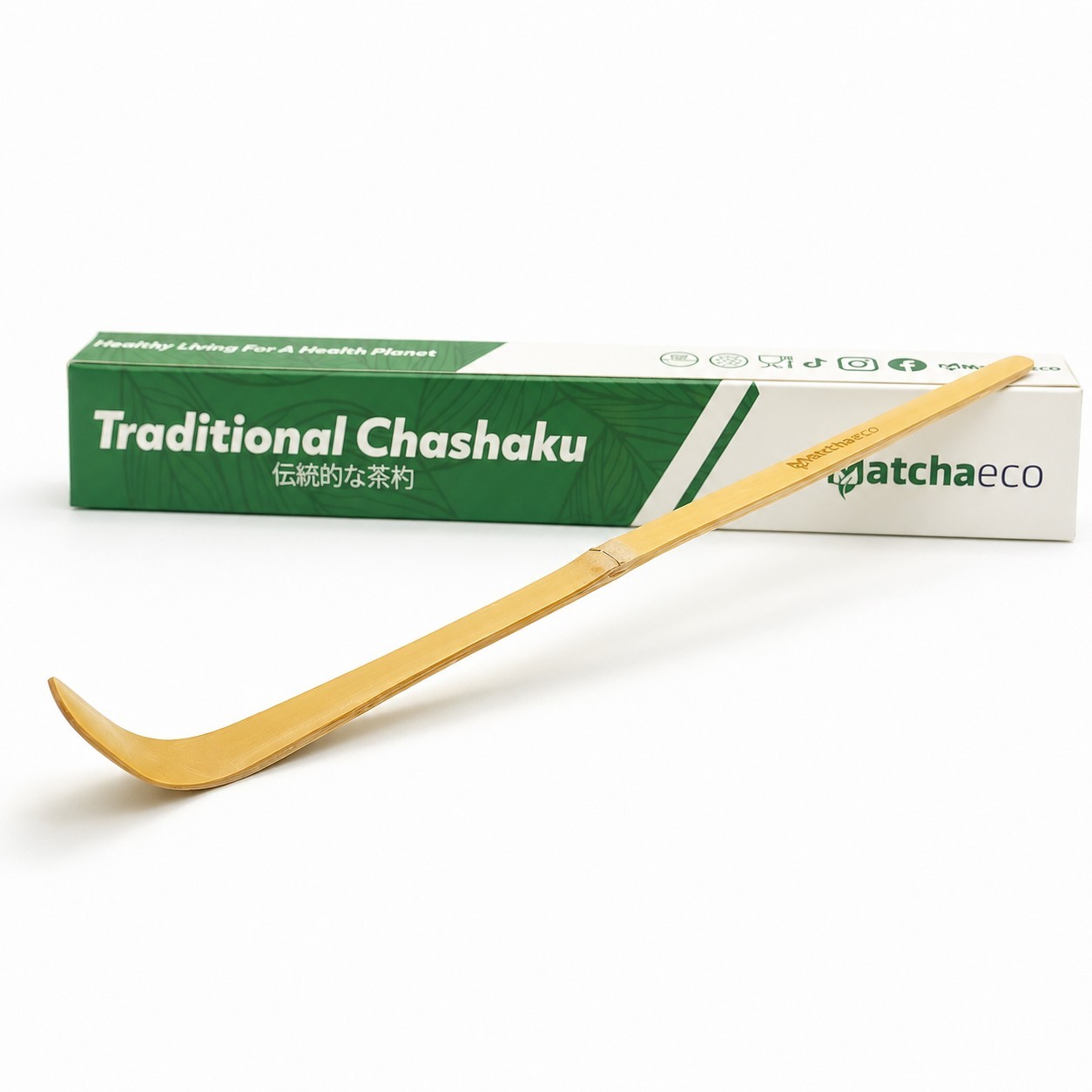 Matchaeco | 1g Bamboo Chashaku Matcha Spoon/Scoop | Traditional Matcha Ceremony