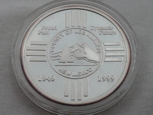 1999 U.S. Proof .999 Los Alamos One Ounce Medal GR-2