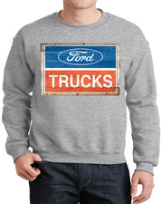 Ford Trucks Crewneck Sweatshirt Ford Trucks Sign Parts Accessories F150 F250
