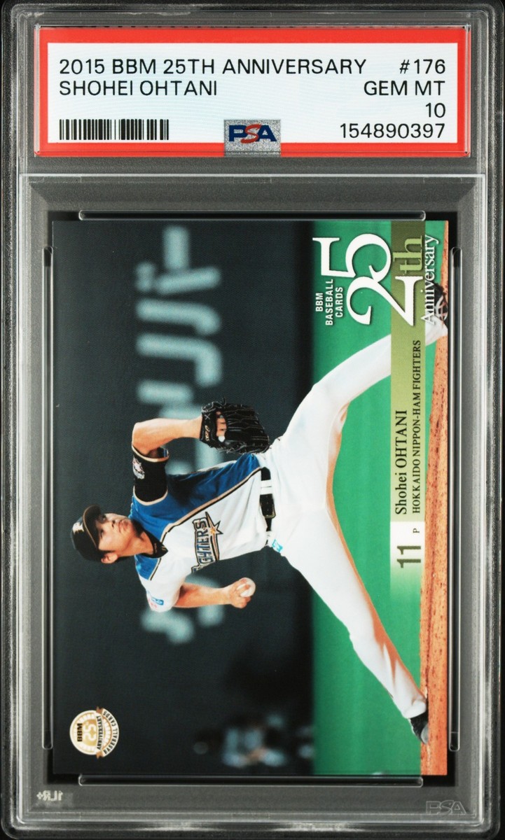 2015 BBM 25TH ANNIVERSARY #176 SHOHEI OHTANI PSA 10 | eBay