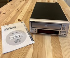 Onkyo C-707CHX 3 Disc CD Changer Silver/Black Dual Optical Output - Not Working