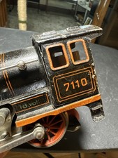 Bing Prewar O Gauge Tin Electric Steam Locomotive Germany Antique Train 7110