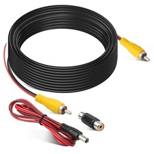 20ft RCA Video Extension Cable for Car Backup Camera Aftermarket Radio