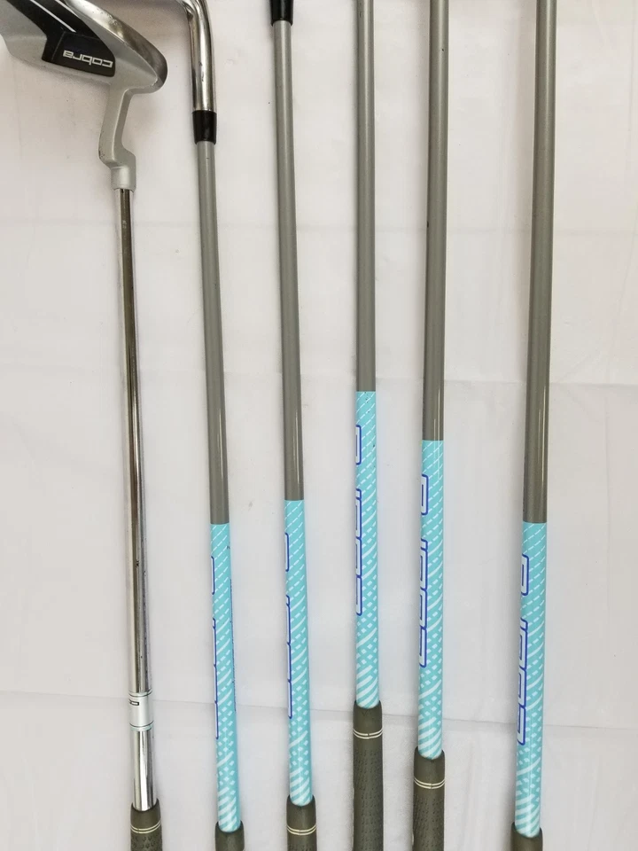 Cobra Jr 6 Clubs Youth Junior Kids Girl Golf Set Driver Putter Right Hand Wedge - Image 2 of 4