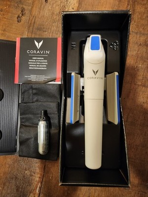 Coravin Model One Wine Preservation System w/ Box , 1 Cartridges & Carrying Case