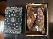Bravest Studios London Mule Mocha Paisley Size 9US