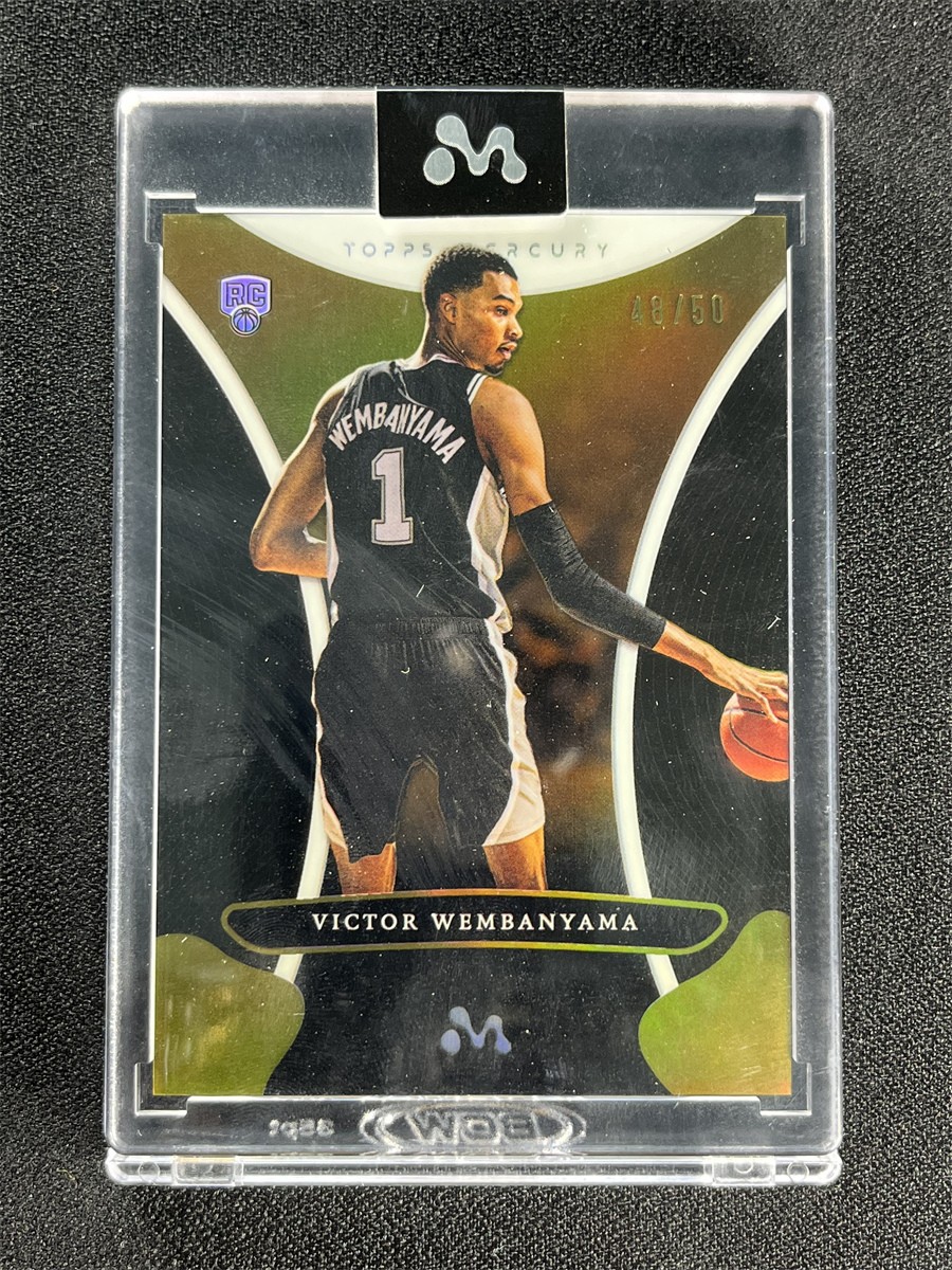 2023 Topps Mercury Victor Wembanyama #19 Gold Refractor Rookie RC Spurs /50