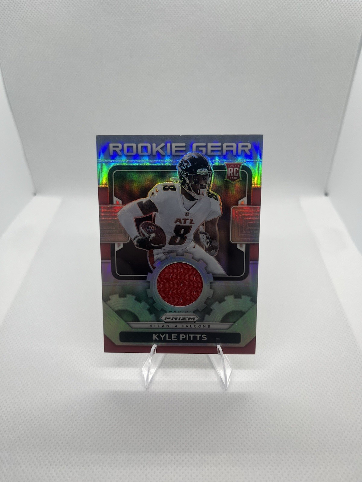 2021 Panini Prizm - Rookie Gear Kyle Pitts #RG-11 (MEM, RC)