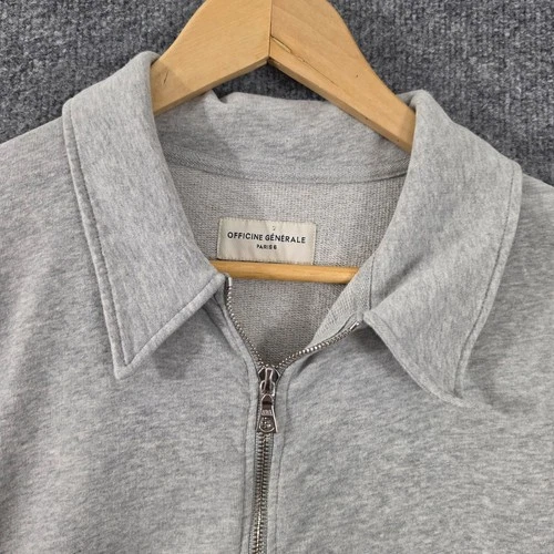 Officine Generale Jacket Men Medium Esborn Zip Through Sweat Minimalist Casual image 2