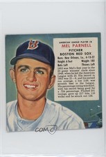 1954 Red Man Tobacco All-Star Team Cut Tab Mel Parnell #8 0c6